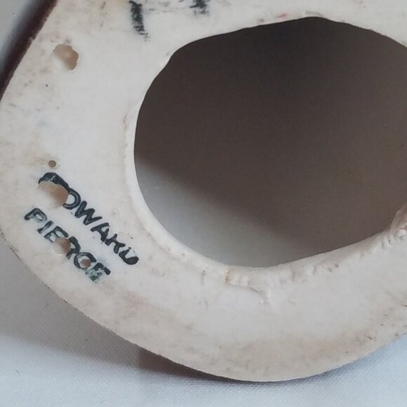 Howard Pierce 13.25" Madonna Mother and Child Porcelain Figurine Christmas Brown - Picture 14 of 16